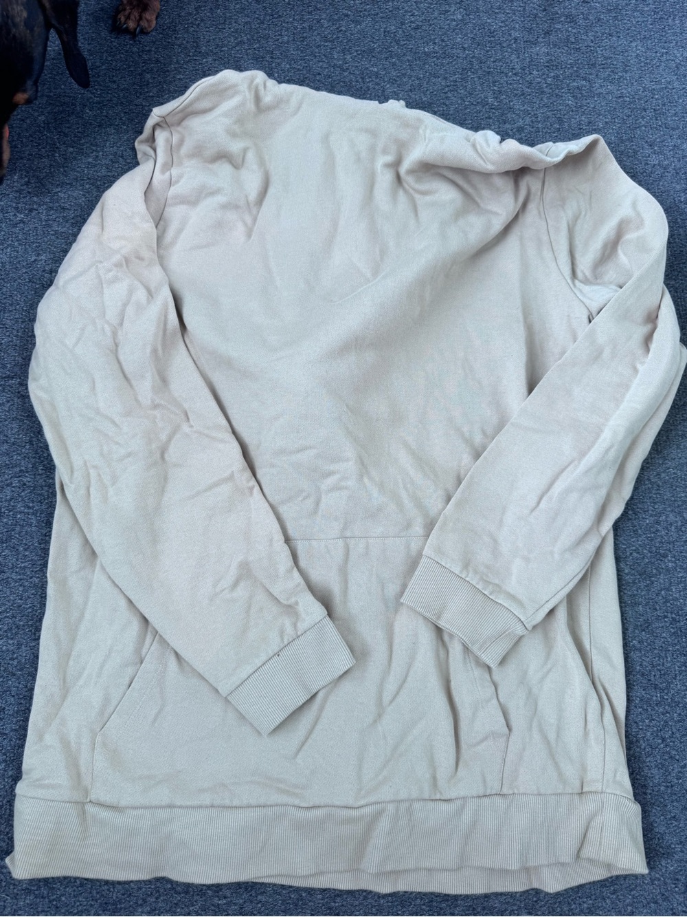 ASOS Cream Scoop Neck Lightweight Pullover Sweater